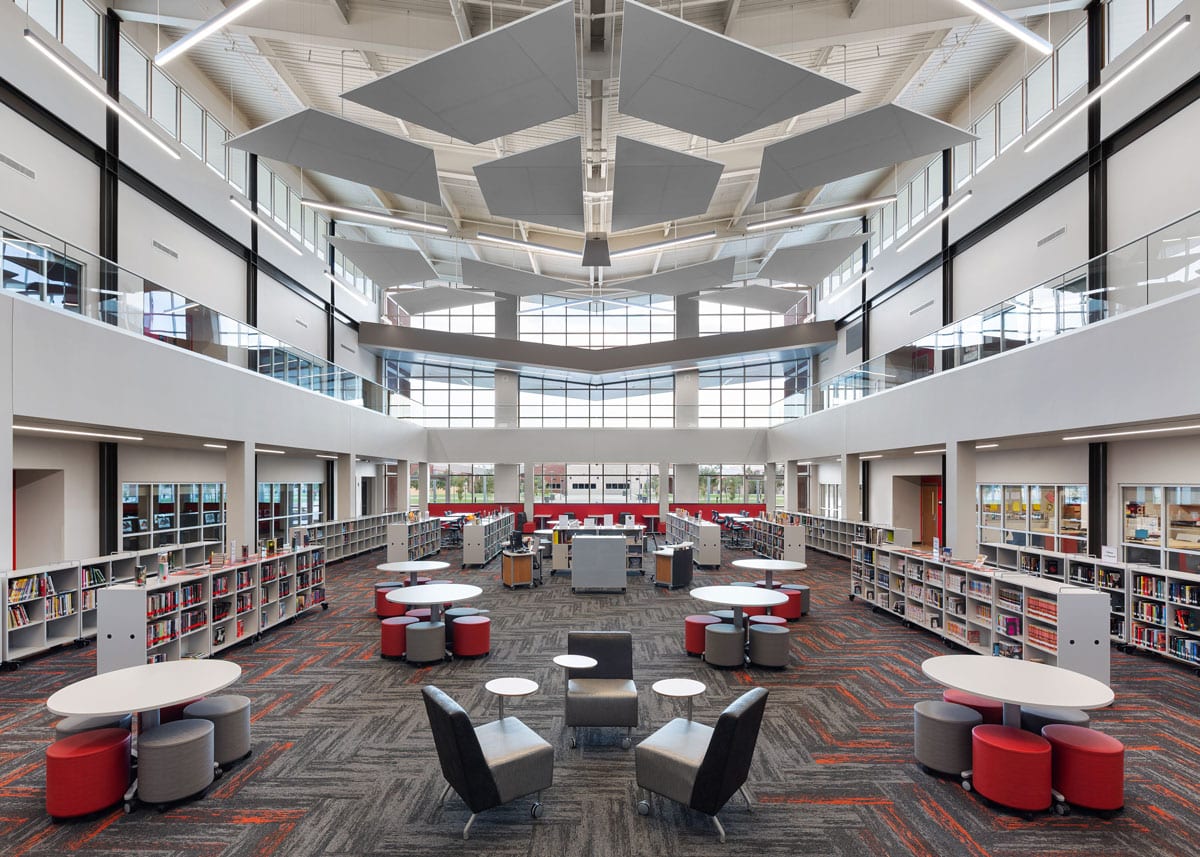 West Point High School Library Lighting Project