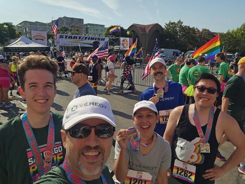Veregy Employees Participate in San Diego Pride 5k Run + Walk