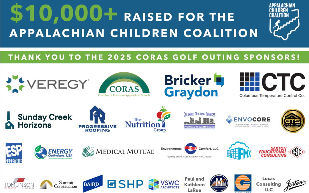 $10,000+ Raised for Appalachian Children Coalition at the 2025 CORAS Golf Outing, Coordinated by Veregy
