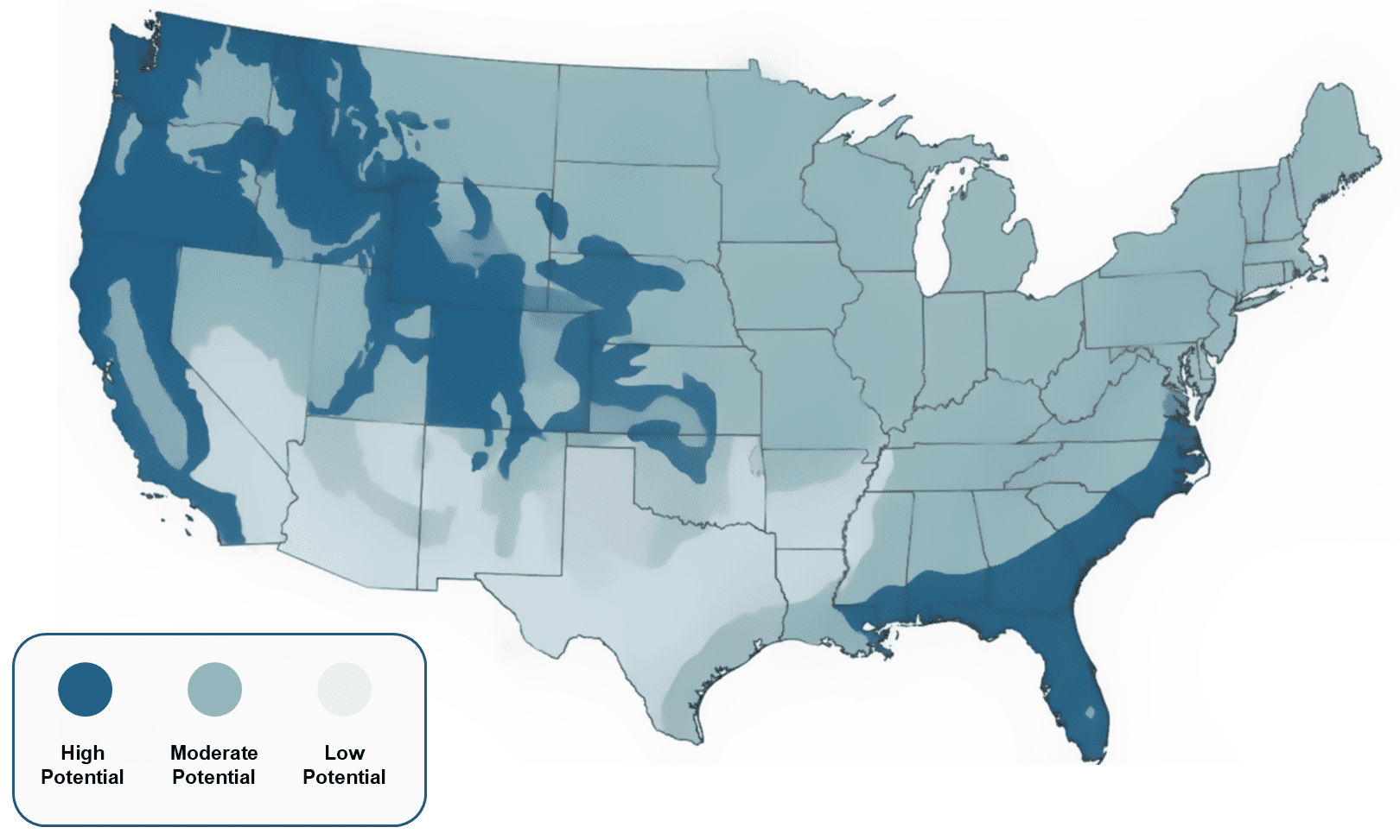 Geothermal Potential Map