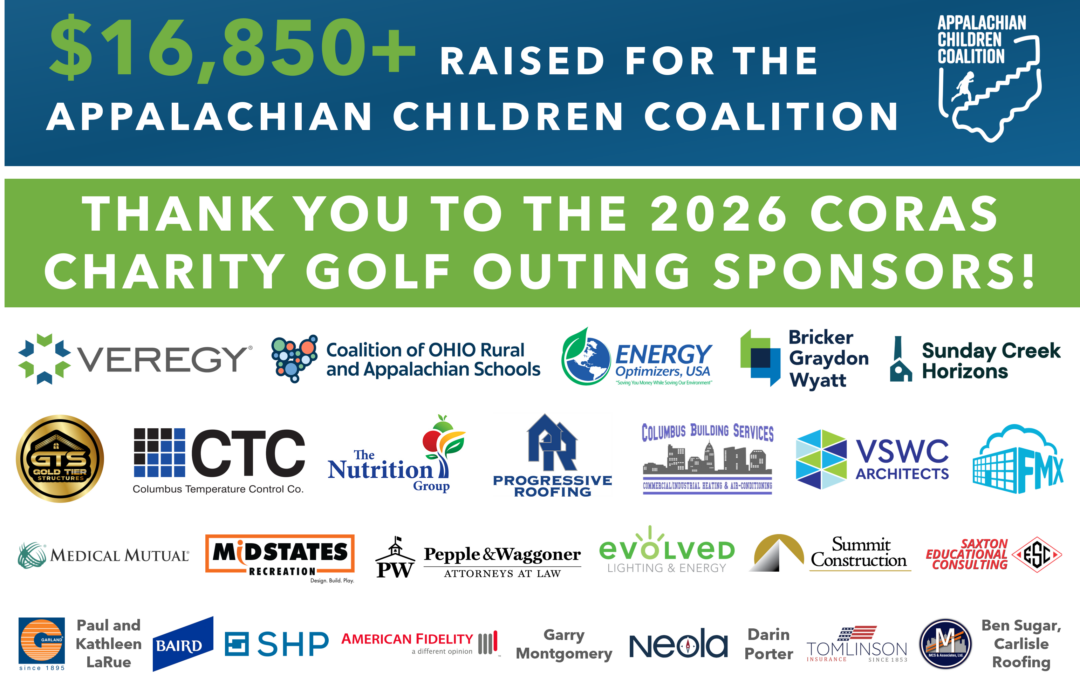 CORAS Charity Golf Outing, Coordinated by Veregy, Raises $16,850+ to Support Appalachian Children Coalition