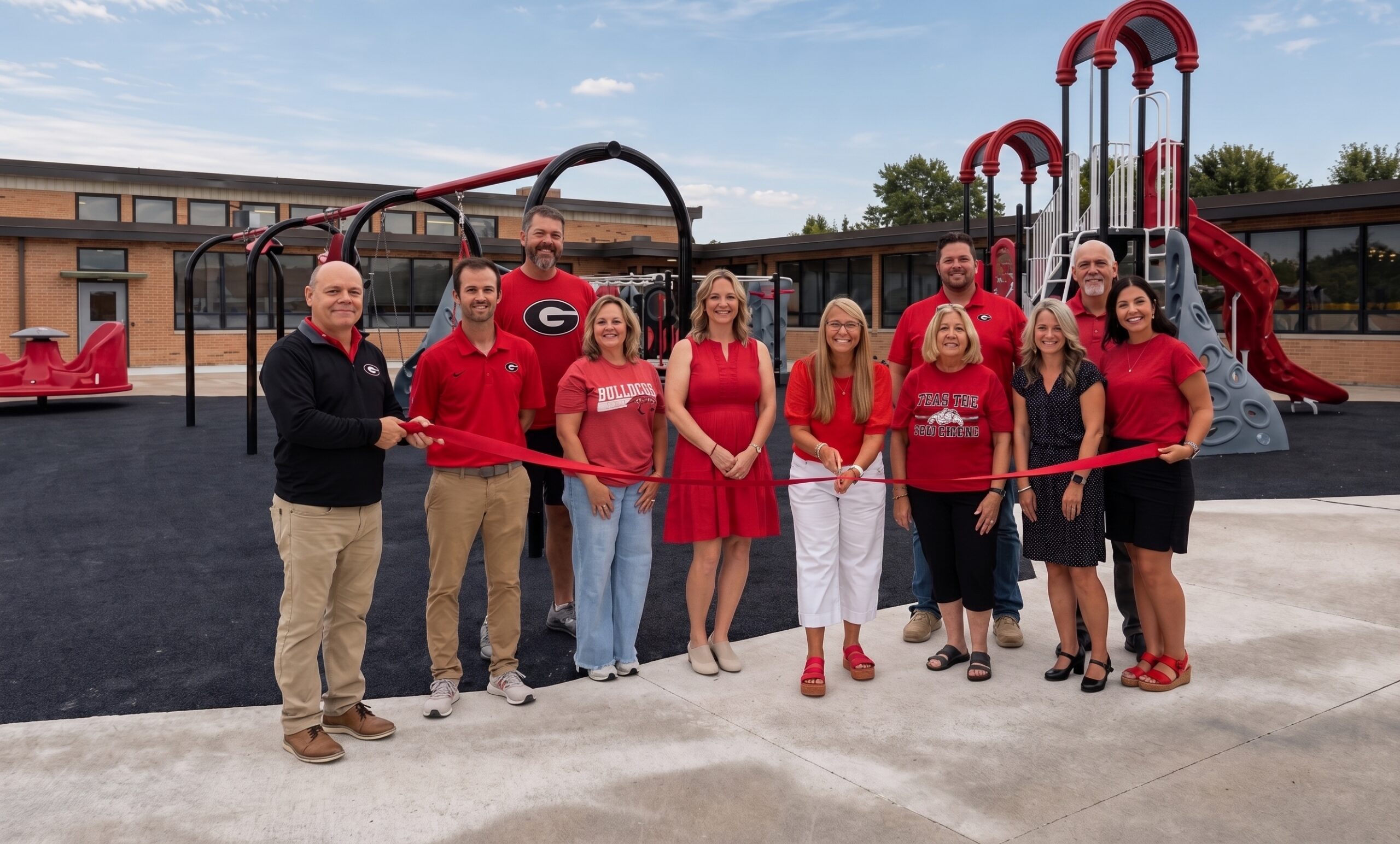 Gallatin Rv New Playground Ribbon Cutting With Veregy